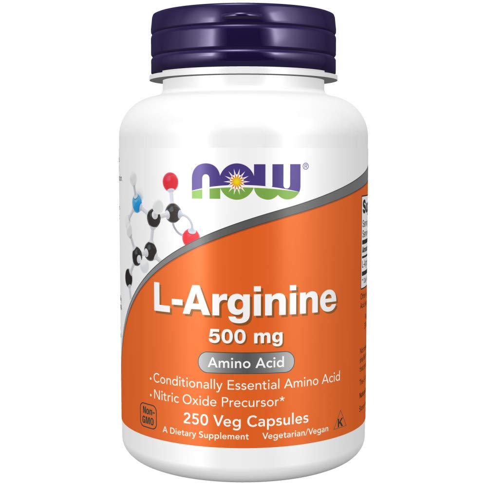 NOW Foods L-Arginine 500 mg Capsule 1 Count