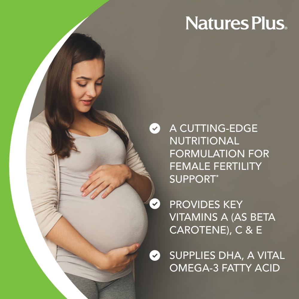 Nature's Plus ProCreation Female Fertility Support Capsules, 60 Count