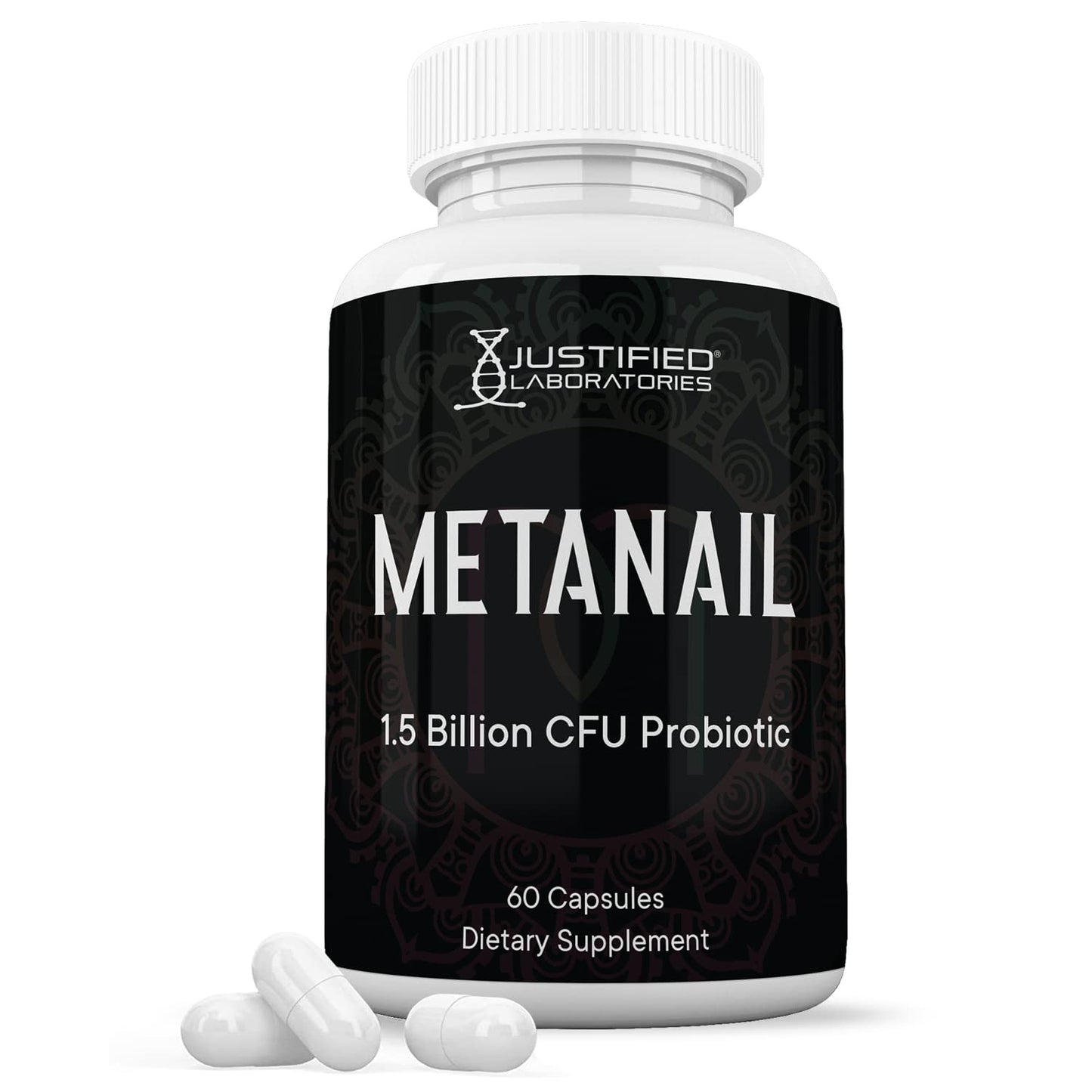 Justified Laboratories Metanail 1.5 Billion CFU Probiotic Nail Support Capsule 60 Capsules
