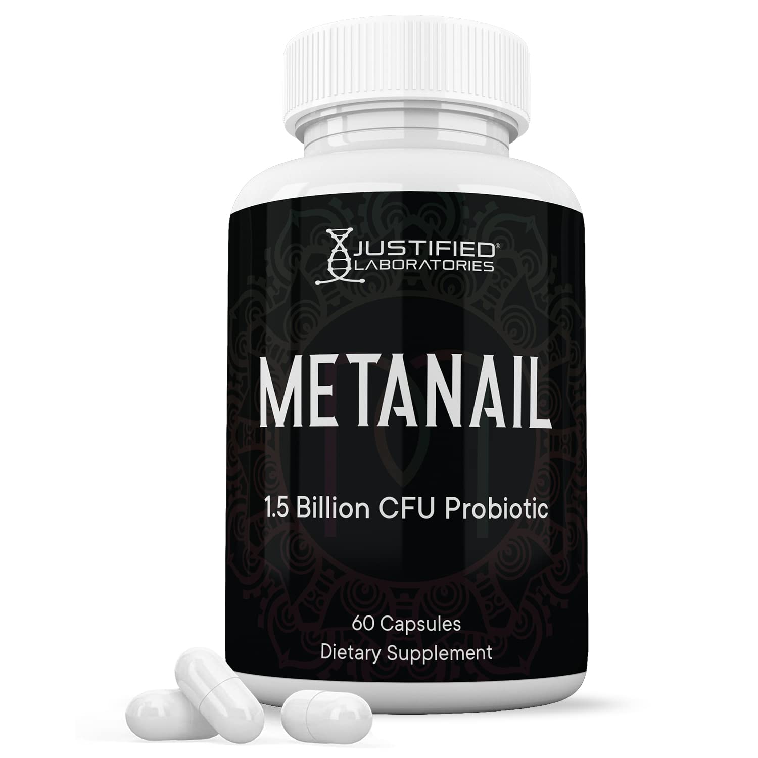 Justified Laboratories Metanail 1.5 Billion CFU Probiotic Nail Support Capsule 60 Capsules