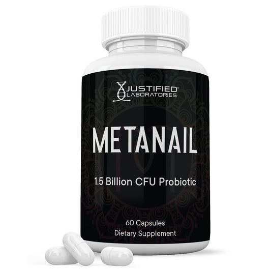 Justified Laboratories Metanail 1.5 Billion CFU Probiotic Nail Support Capsule 60 Capsules