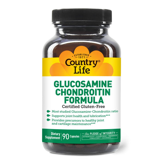 Country Life Glucosamine Chondroitin 1500mg/1200mg 90 Capsules