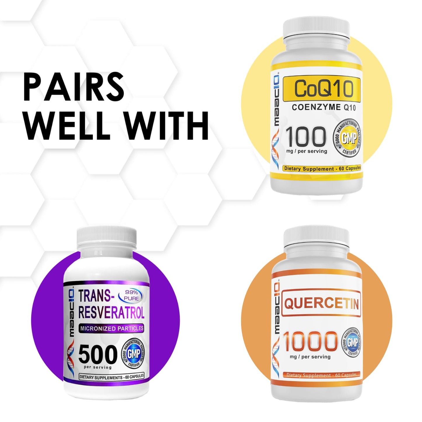 MAAC10 NADH Supplement Capsules 60 Count