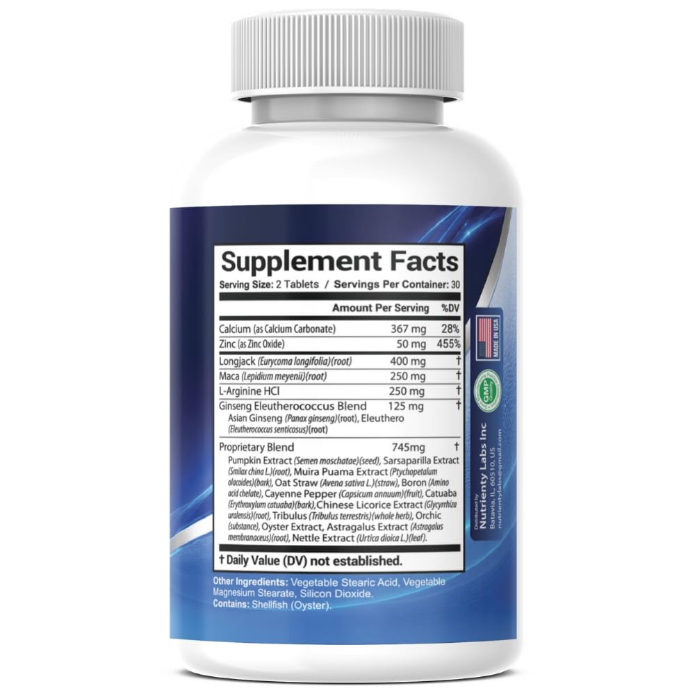 Zonata Erexafil Supplement Advanced Formula for Men Tablet 120 Count