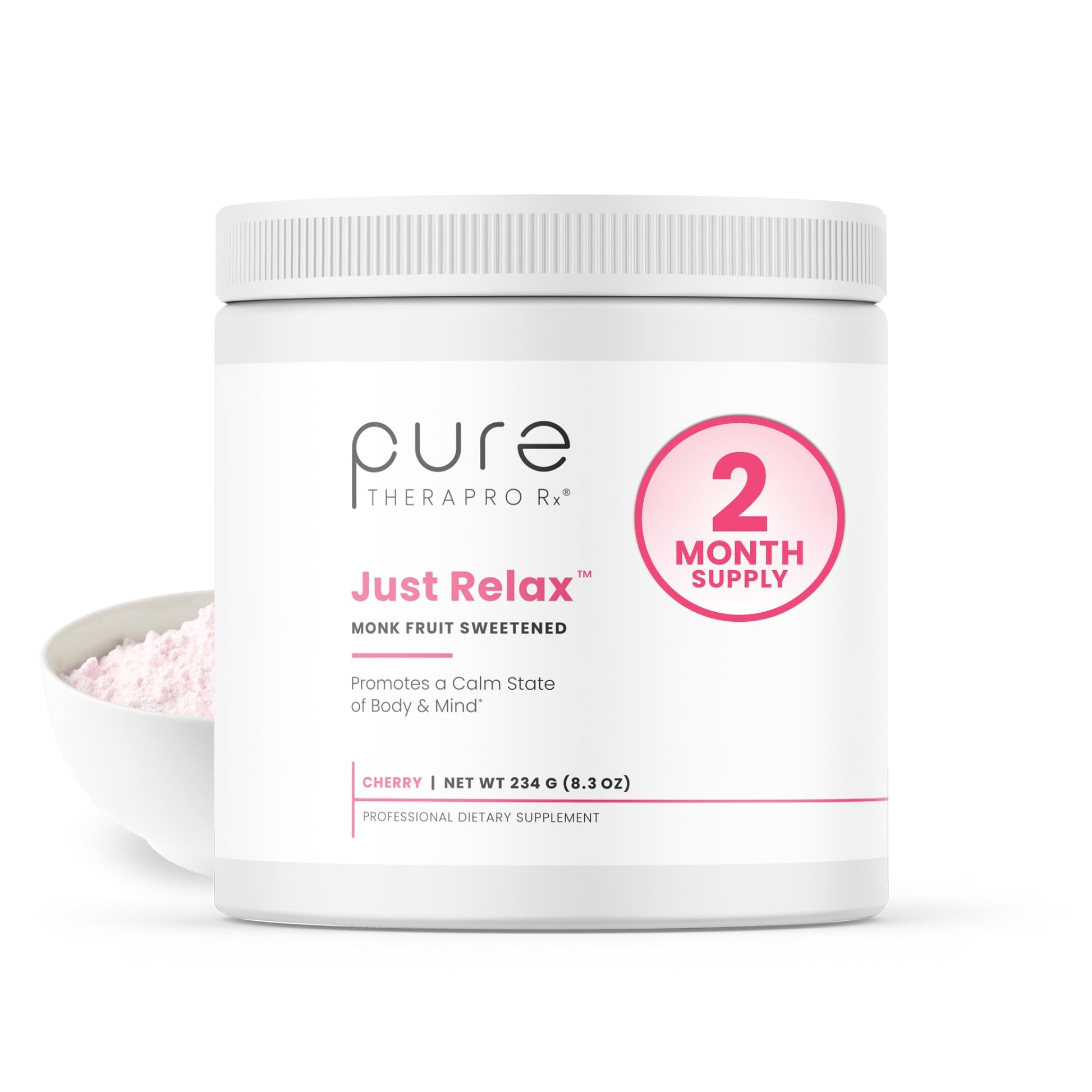 Pure Therapro Rx Just Relax Cherry Powder 8.3 oz
