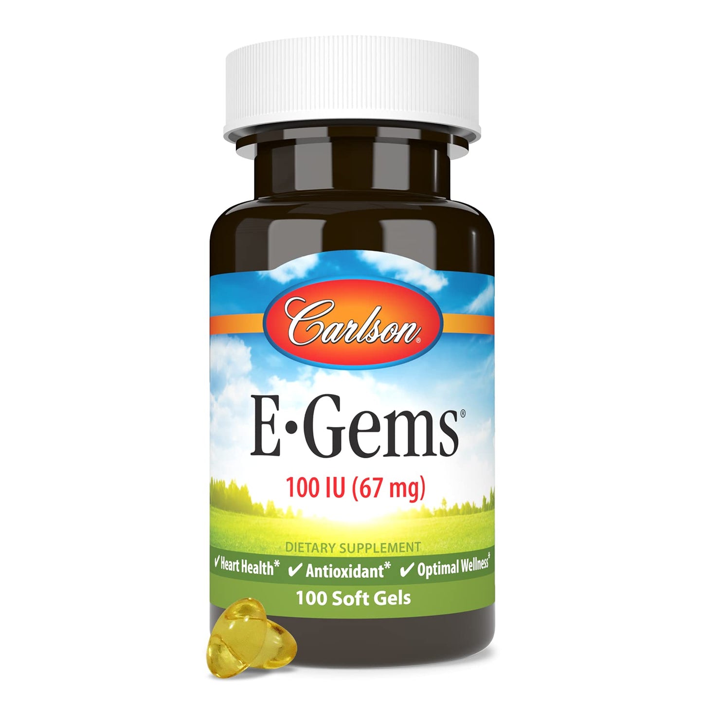 Carlson E-Gems Softgels 100 Count