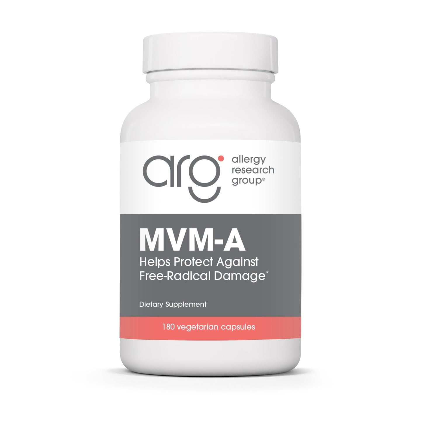 Allergy Research Group MVM-A Multivitamin Multimineral Complex Daily Vitamin & Mineral Support Active Folate & Nutrient Blend Vegetarian Capsules 180