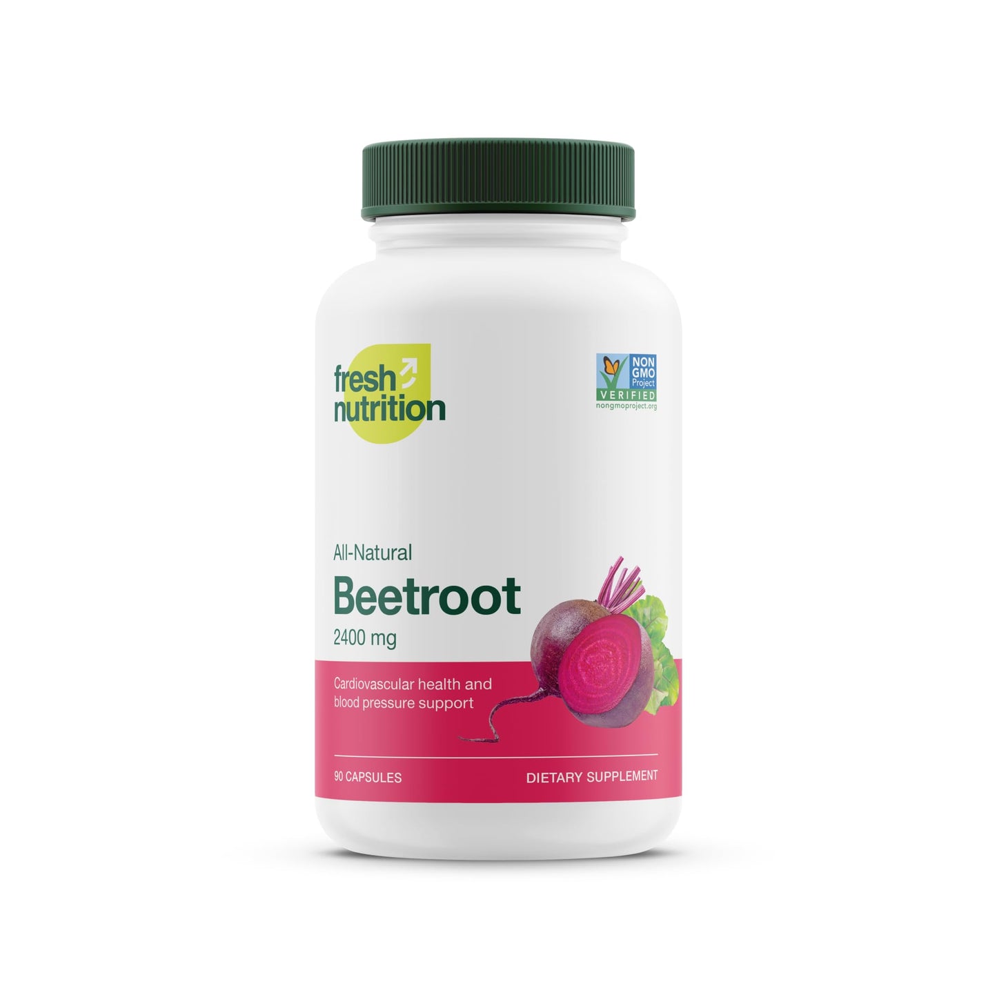 Fresh Nutrition Organic Beet Root Capsules, 90 Capsules