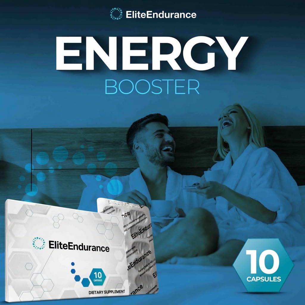 EliteEndurance Maximise Stamina, Energy & Endurance – Male Performance Supplement Capsule 10 Count