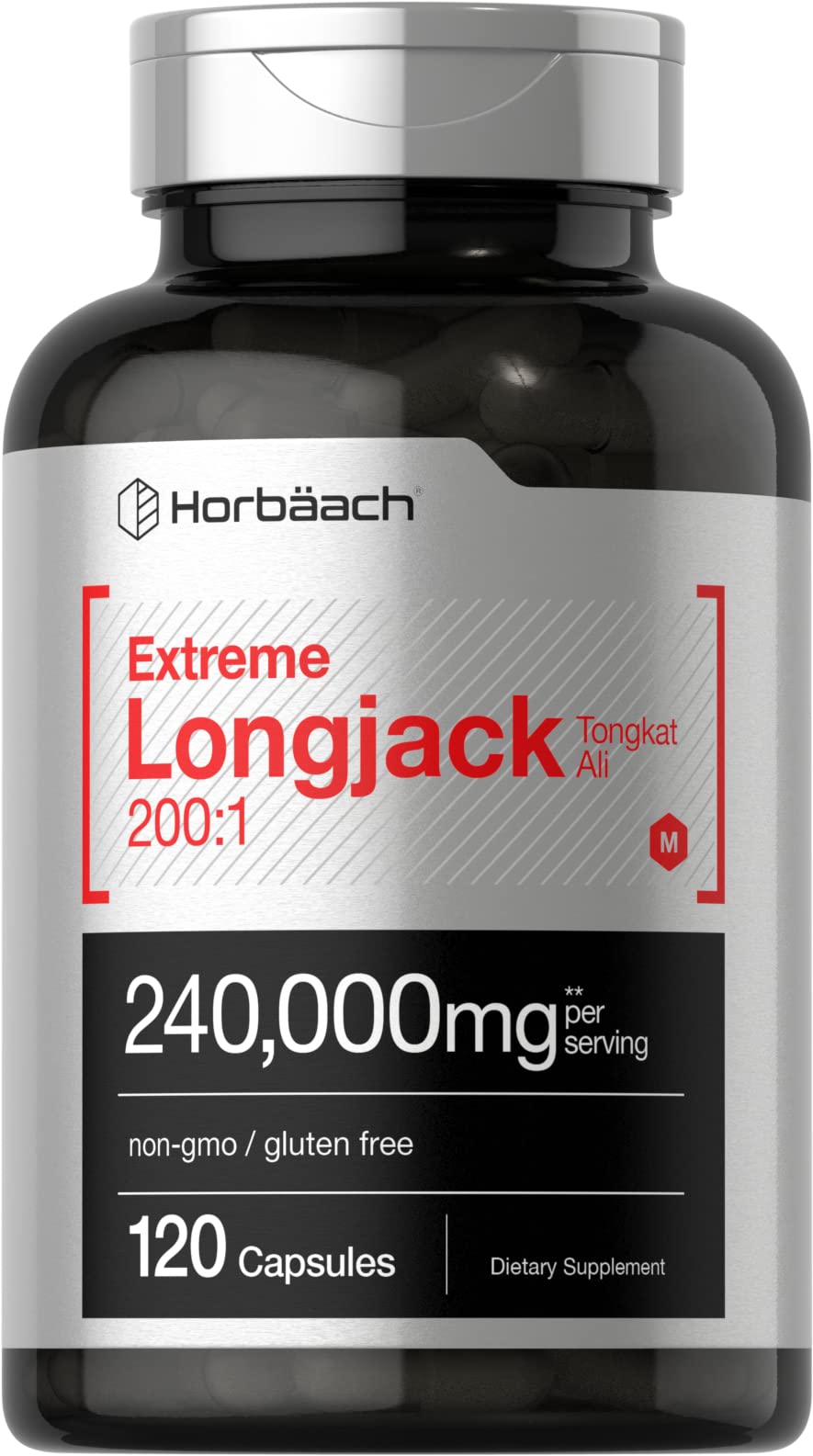 Horbäach Longjack Tongkat Ali Capsule 120 Capsules