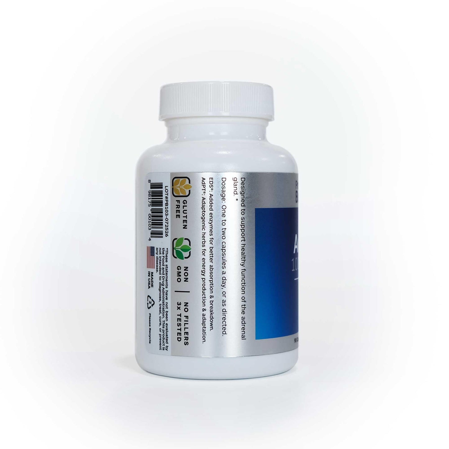 Professional Botanicals Adrenal Cortex Supplement Capsules 1 Count