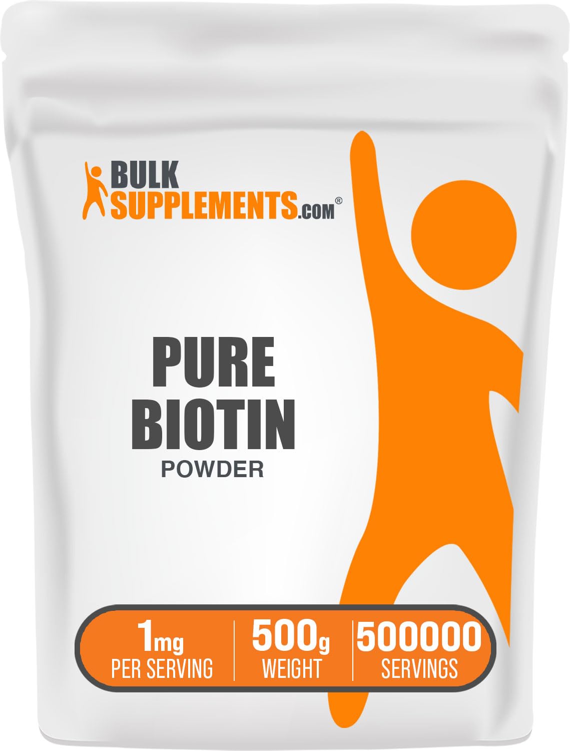 BulkSupplements Pure Biotin Powder 17.5 oz