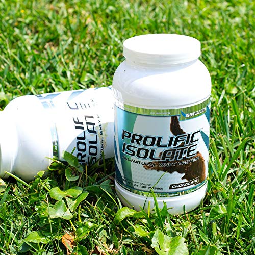 G6 Sports Prolific Isolate All Natural Whey Protein Isolate Powder Chocolate, 40 Servings