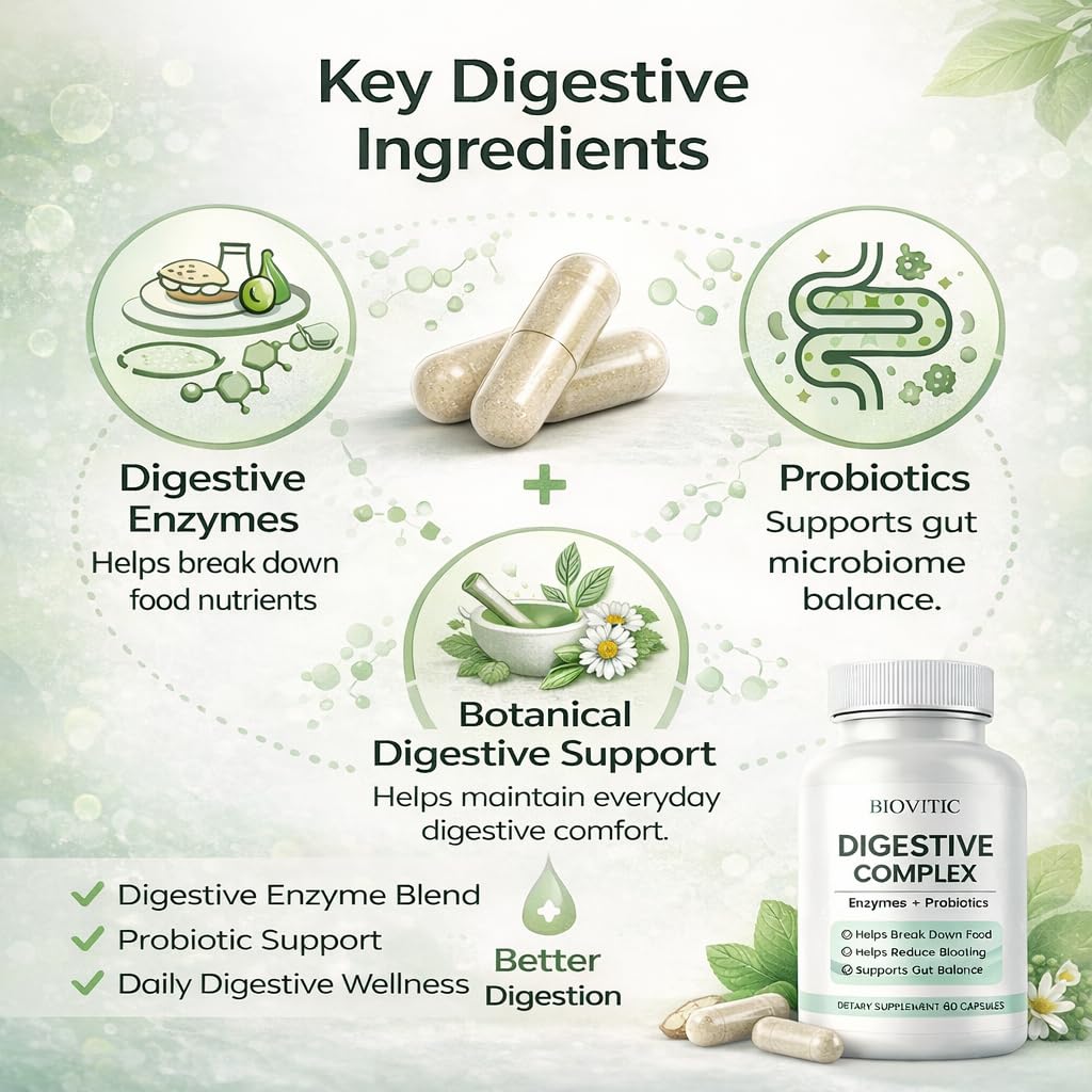 Wuliao Biovitic Digestive Complex Capsule 60 Count