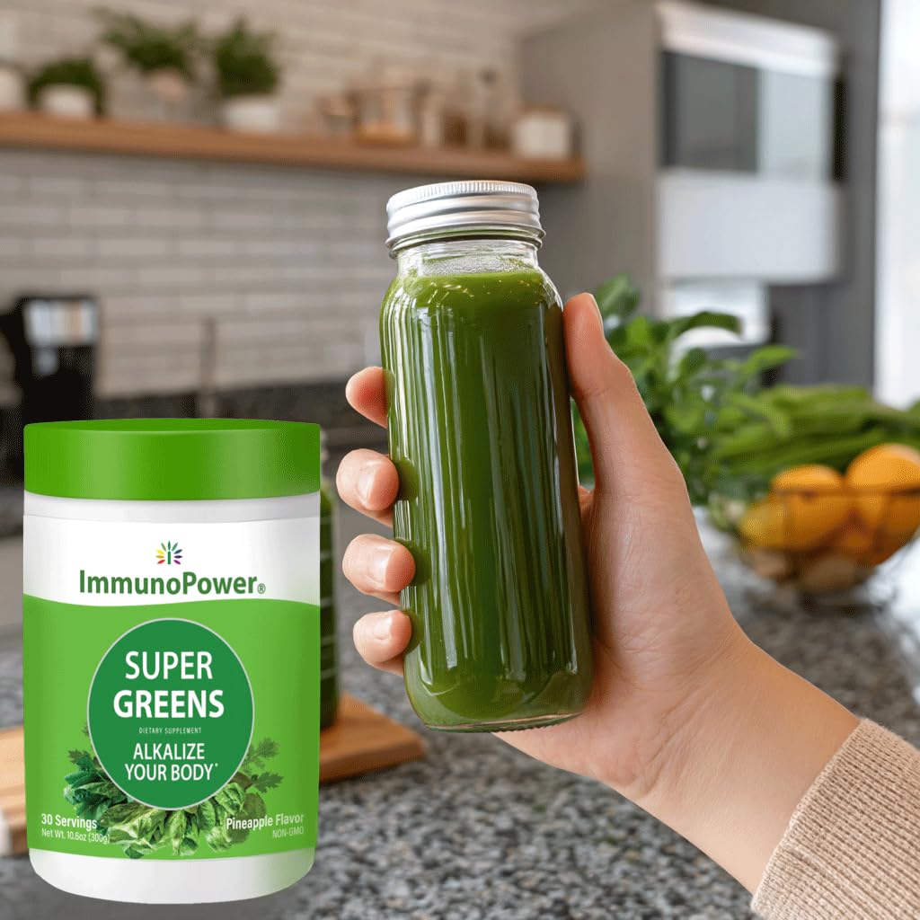 ImmunoPower Super Greens Powder 10.6 oz