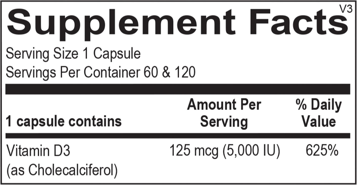 The Source Matters Vitamin D3 Capsule 60 Count