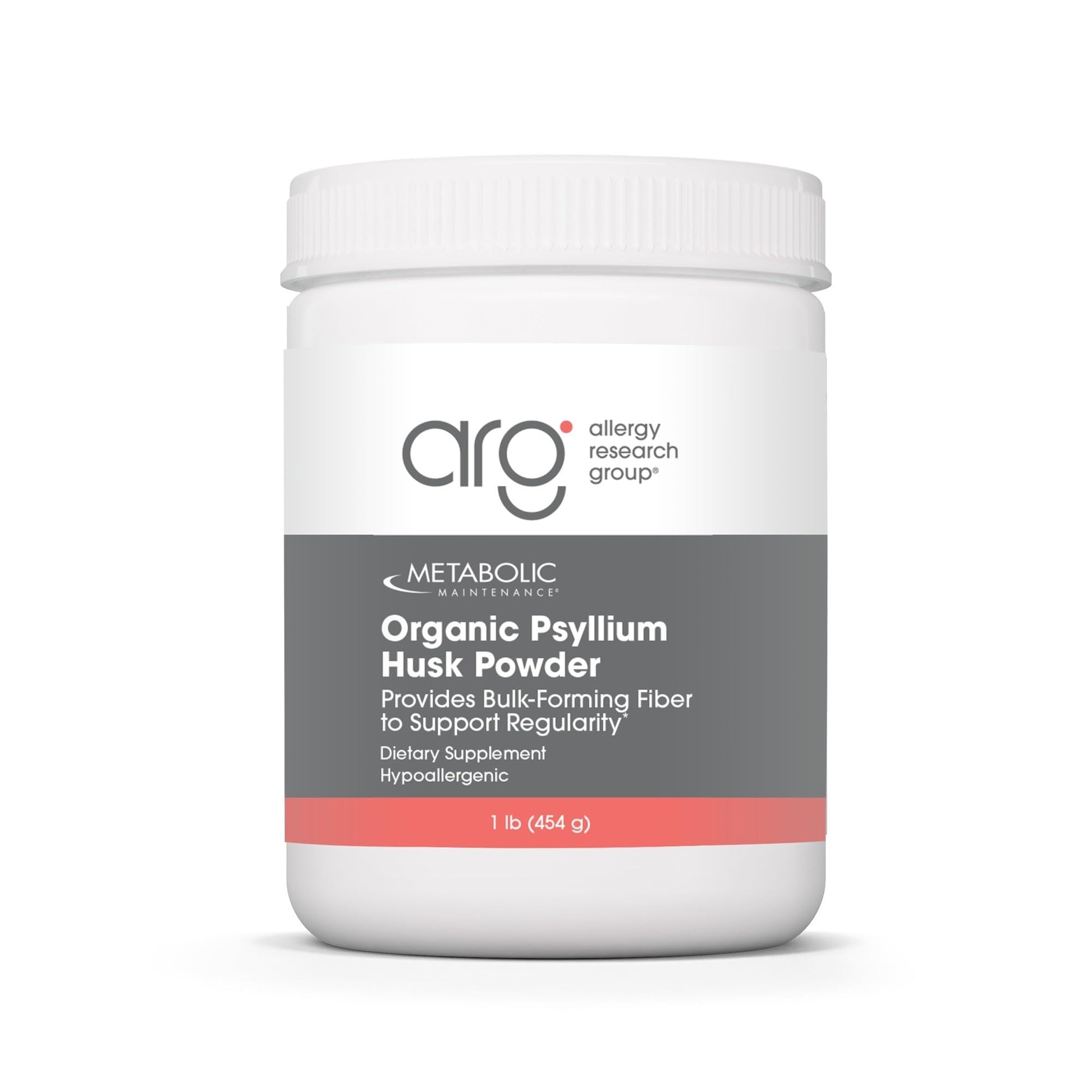 Metabolic Maintenance Organic Psyllium Husk Powder - 16 oz, Soluble Fiber Supplement, No Fillers