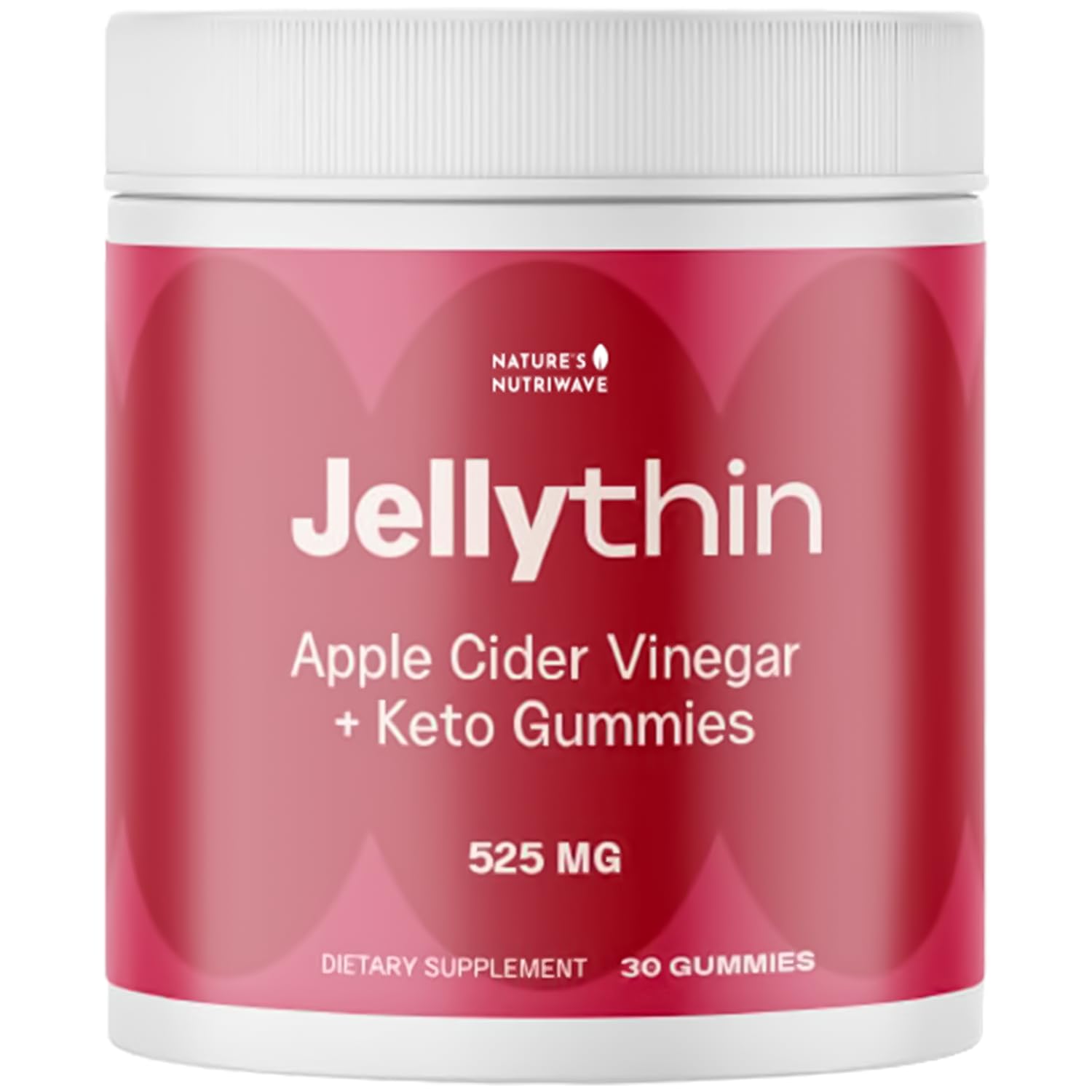 Nature’s NutriWave JellyThin Gummies Apple Cider Vinegar & BHB Salts, 30 Gummies