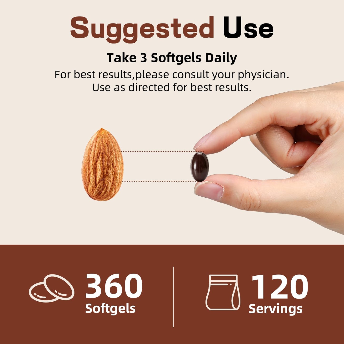 ALLBIZ Ceylon Cinnamon Softgels 360 Count