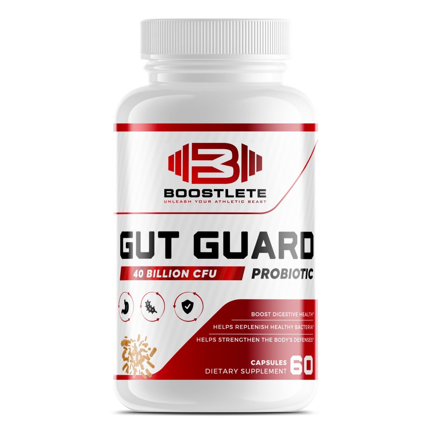 Boostlete GutGuard Probiotic Supplement 60 Capsules