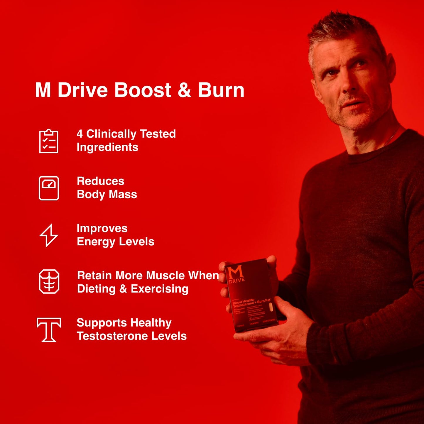 Mdrive Multivitamin Boost and Burn Capsule, 1 Capsule