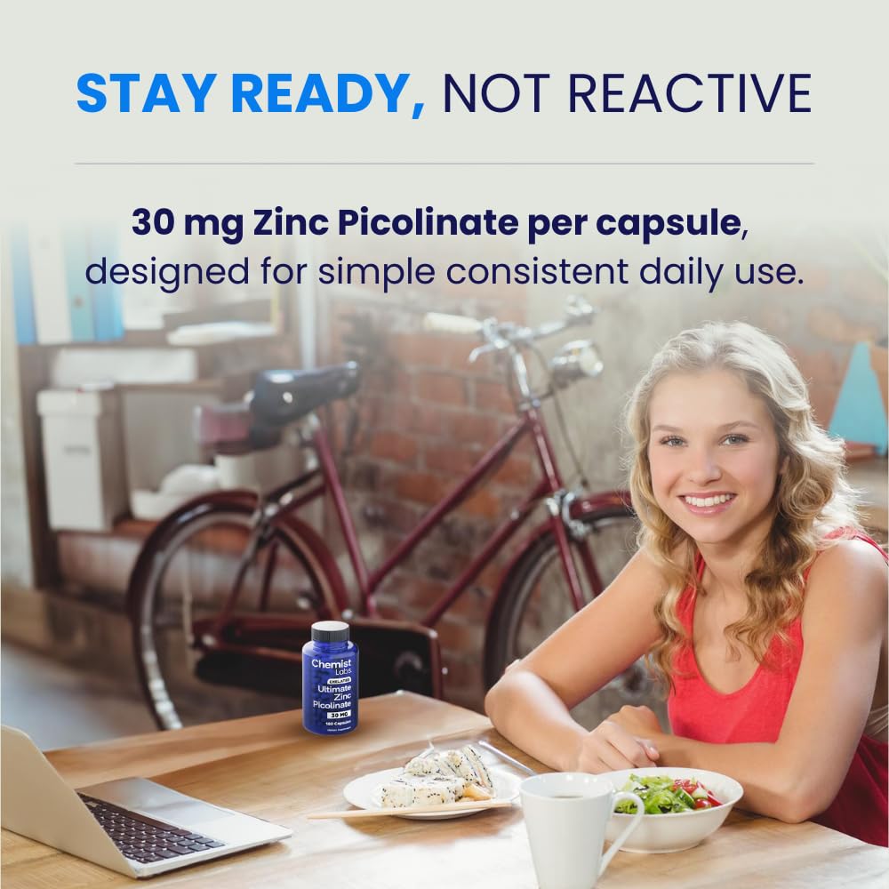 Chemist Labs Zinc Picolinate Capsule 180 Count