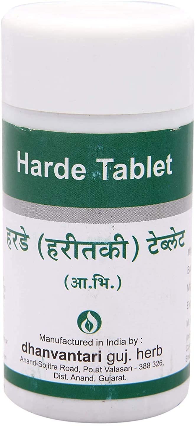 Dhanvantari Ayurvedic Harde Tablet, 1 Tablet
