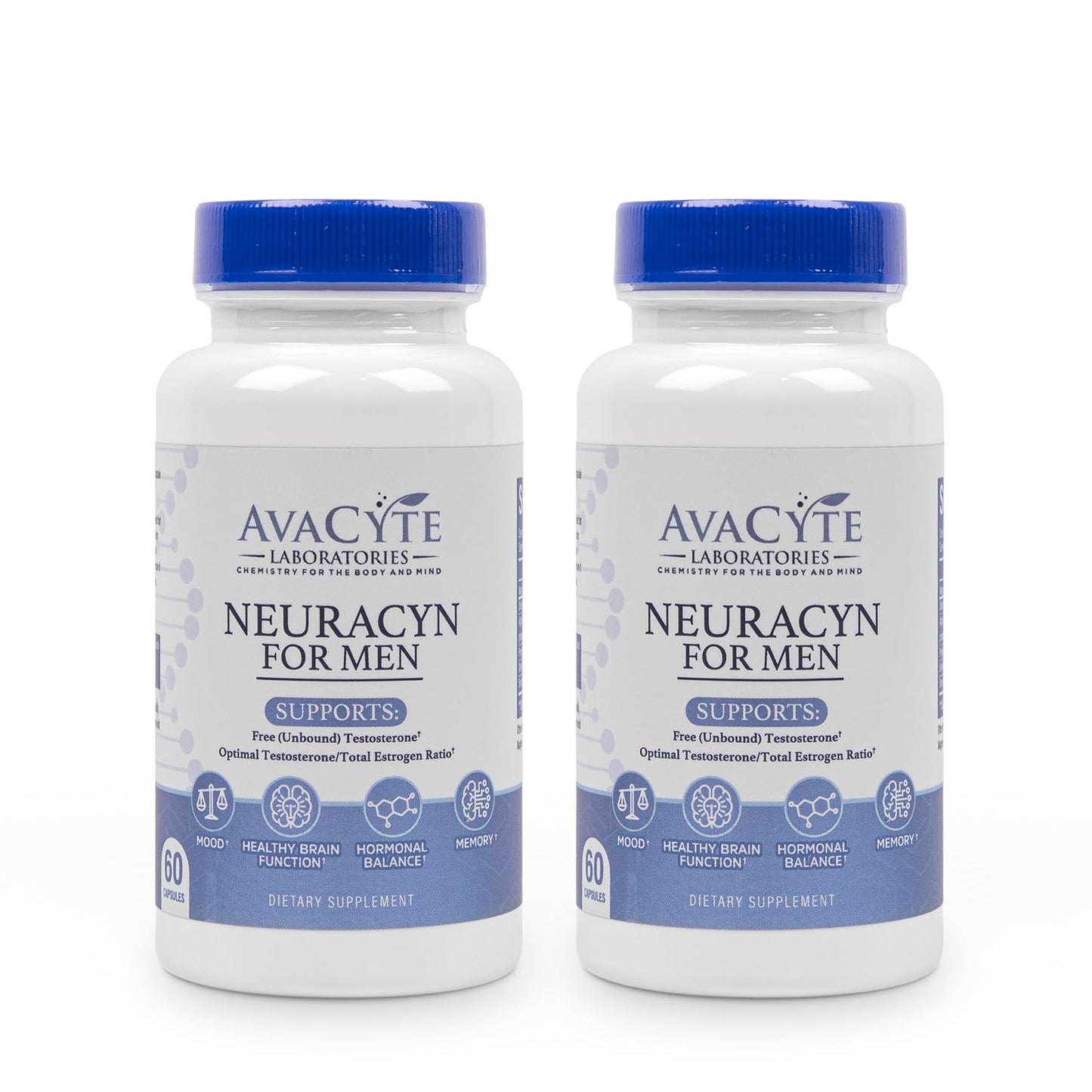 AvaCyte Laboratories NeuraCyn for Men Androgen and Cognitive Health Supplement Capsule, 60 Count