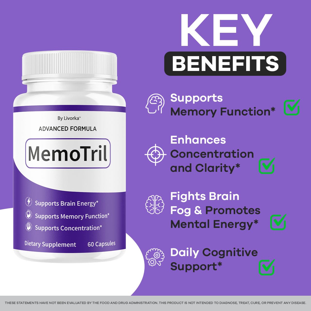 LIVORKA Memotril Capsules 120 Capsules