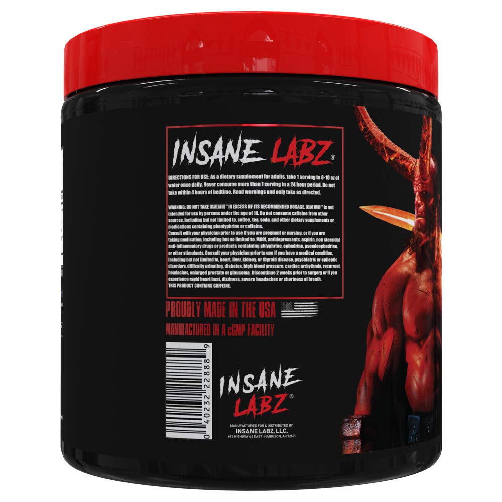 Insane Labz Insane Amino Hellboy Edition Powder 7.4 Ounce