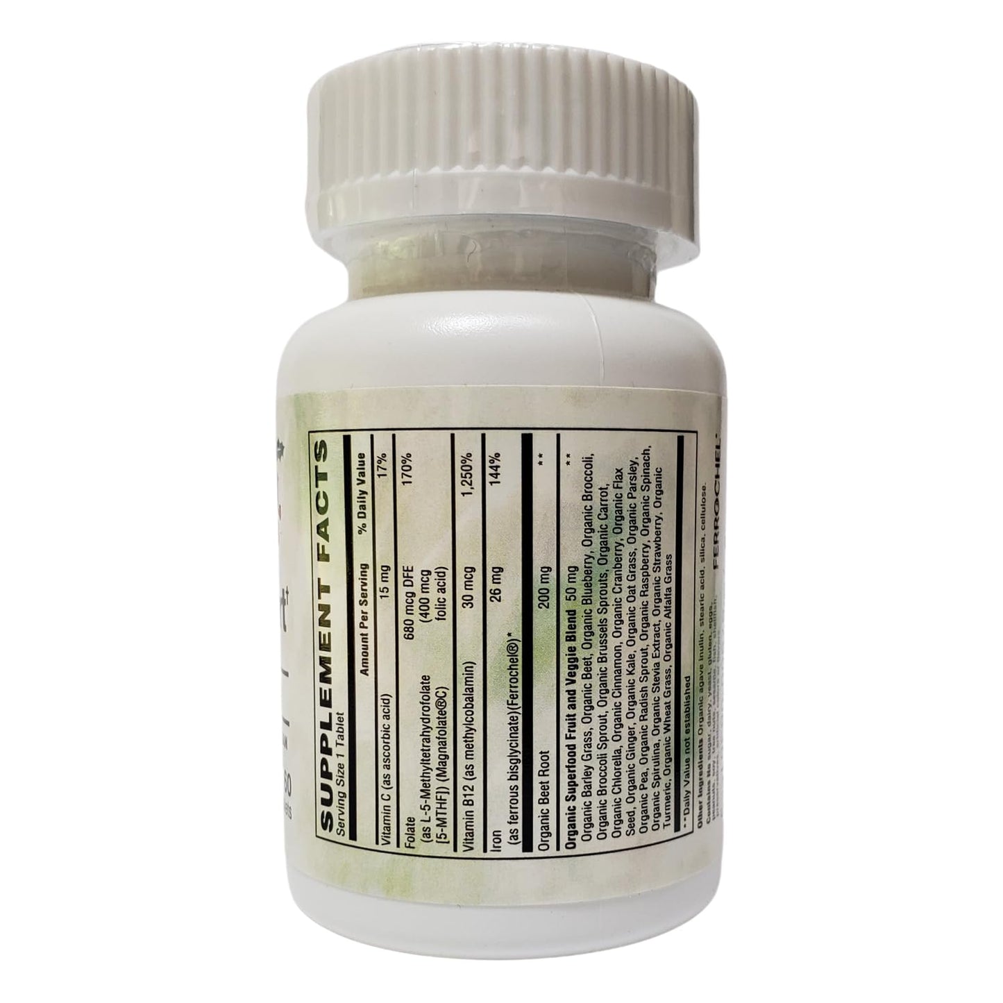 Holly Hill Health Foods Blood Support Plus Superfoods Tablets, 60