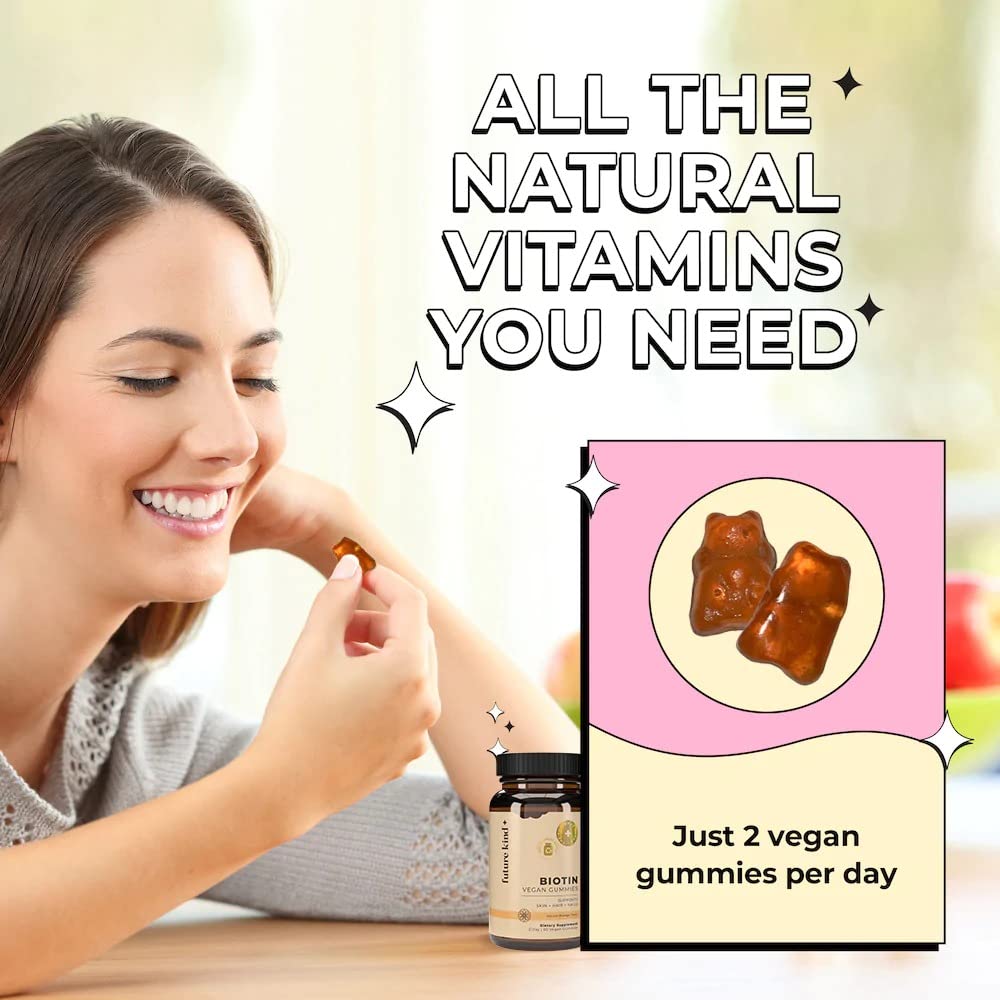 Future Kind Vegan Biotin Gummies, 30 Gummies