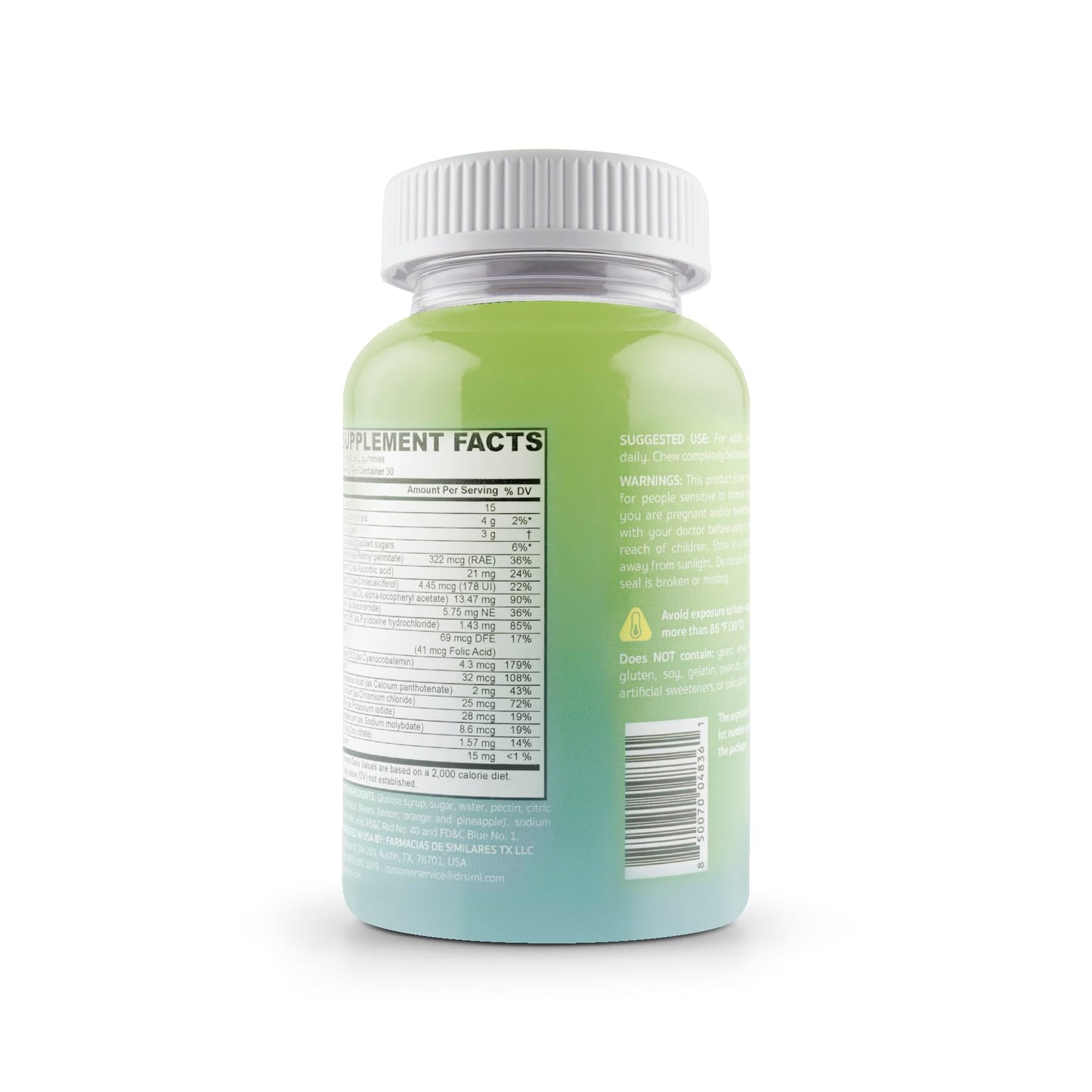 MULTI GOMI Dr. Simi Vitamins and Minerals Gummy Supplements 60 Count