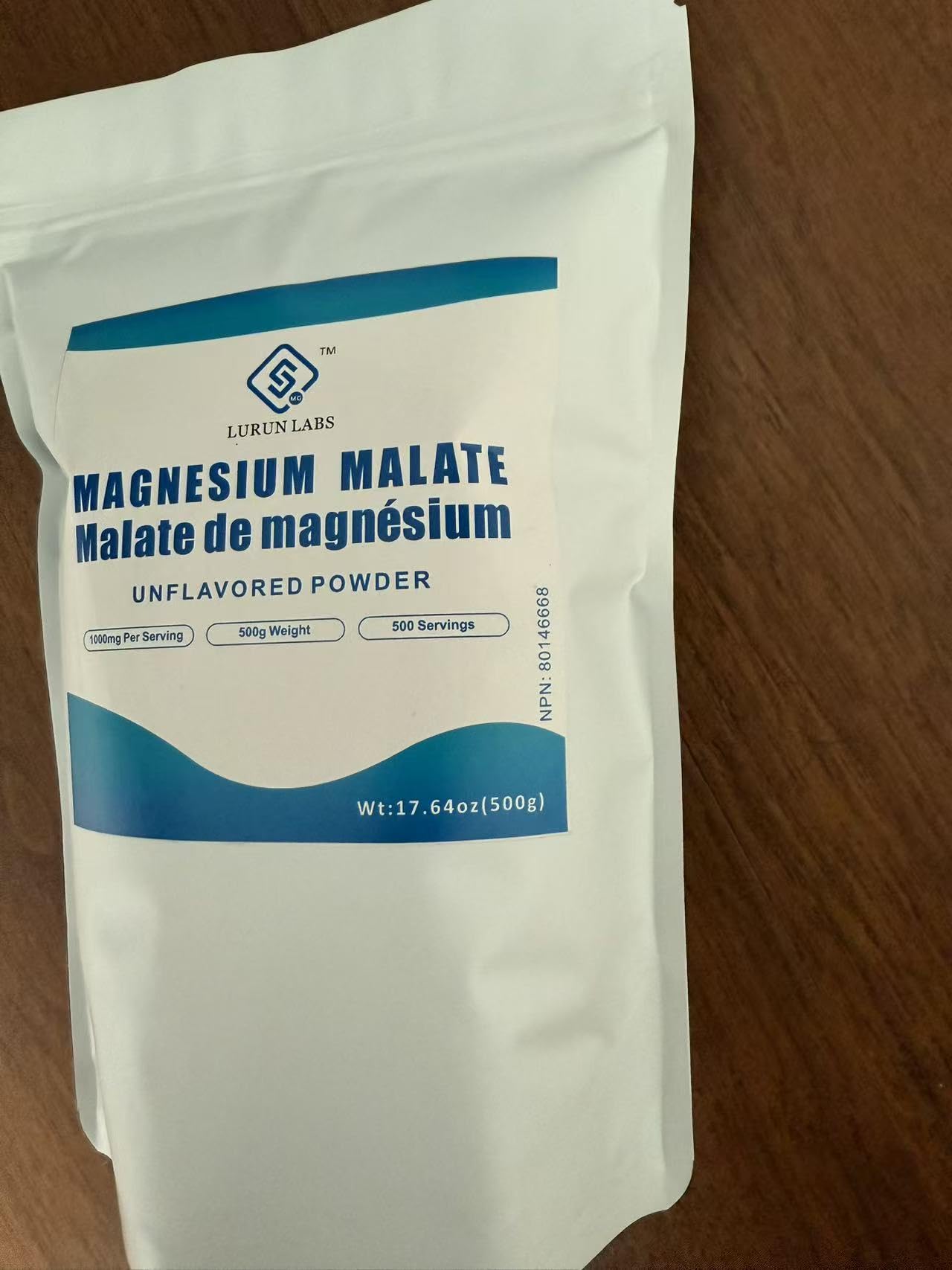 MG LURUN LABS Magnesium Malate Powder 500g
