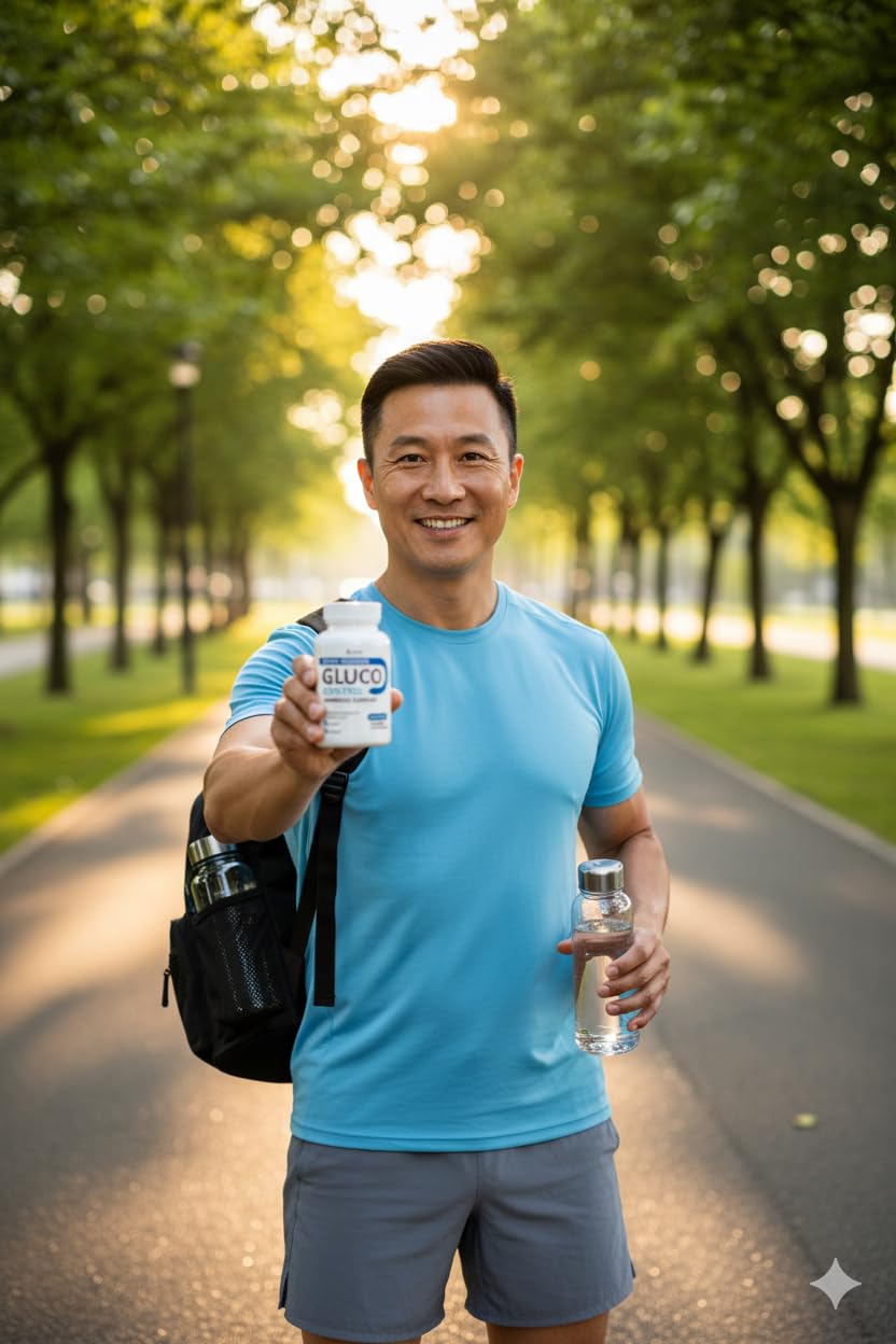 Purely Vital Gluco Control GlucoControl Advanced Support Multivitamin for Overall Health & Wellness BloodSupport, 60 Capsules
