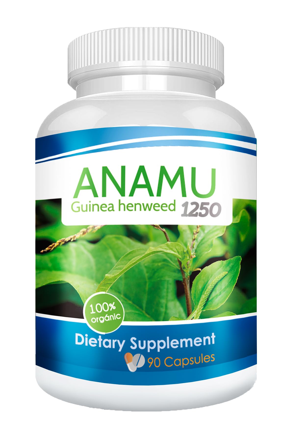 VITAMISAN Anamu 1250 mg Organically Grown Petiveria alliacea 180 Capsules