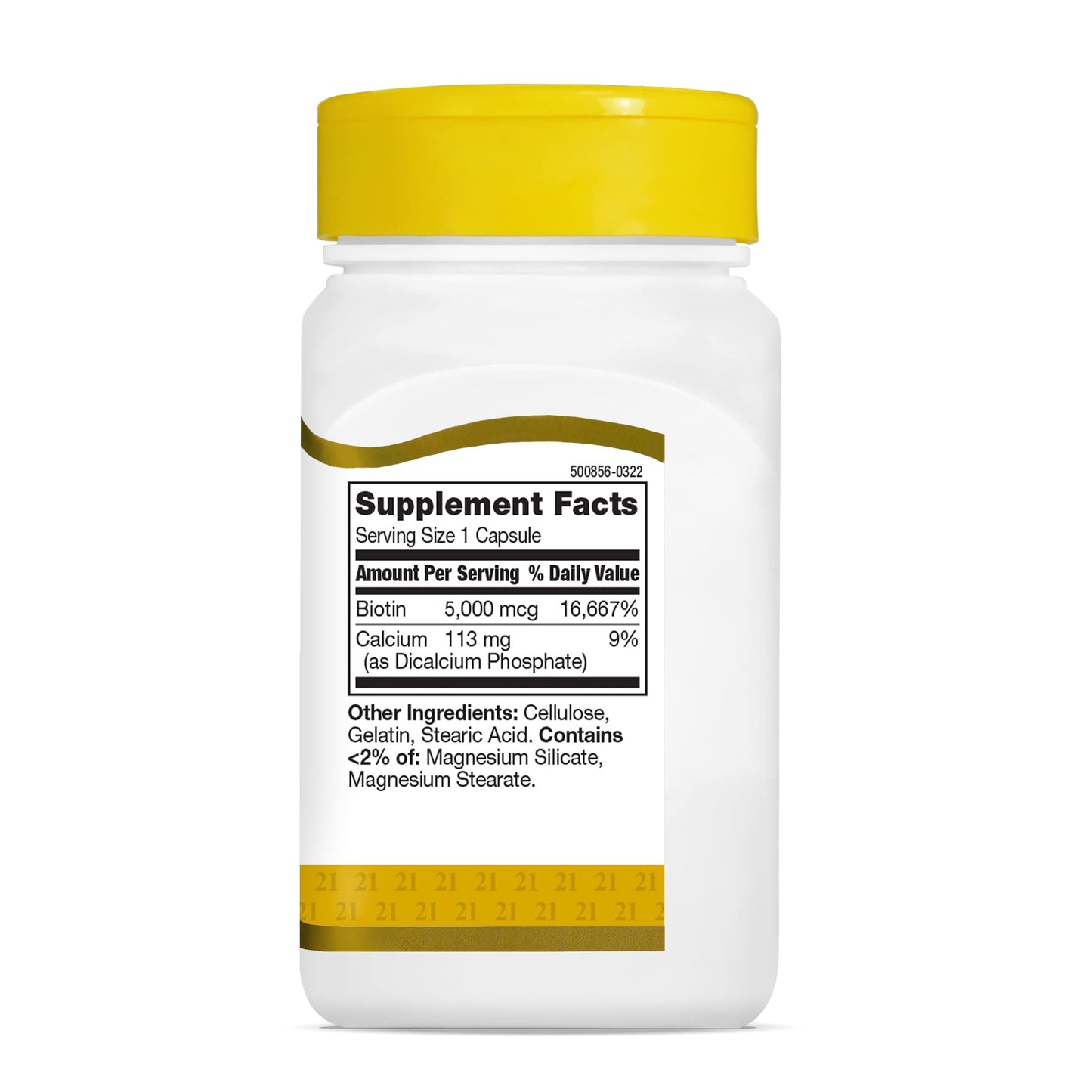 Smart Monkey Technologies Biotin 5,000 mcg Capsules, 110 Count
