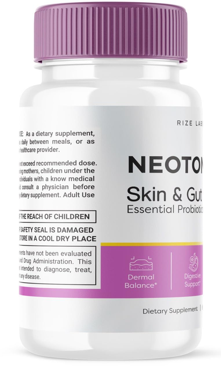 Rize Labs Neotonics Skin & Gut Capsules, 60 Count