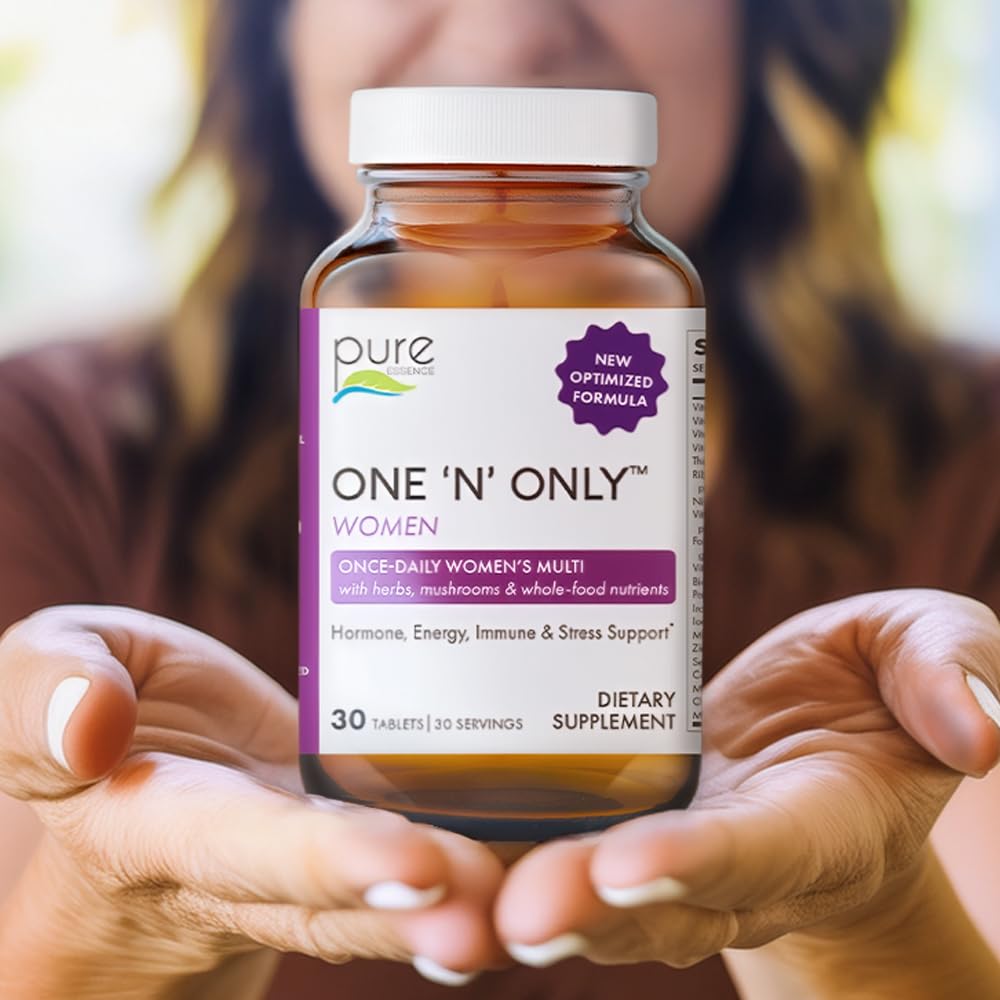 PURE ESSENCE LABS One N Only Multivitamin for Women Tablets, 30 Count