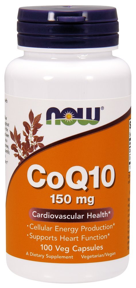 NOW Foods CoQ10 150mg with Lecithin 200mg, 100 Capsules