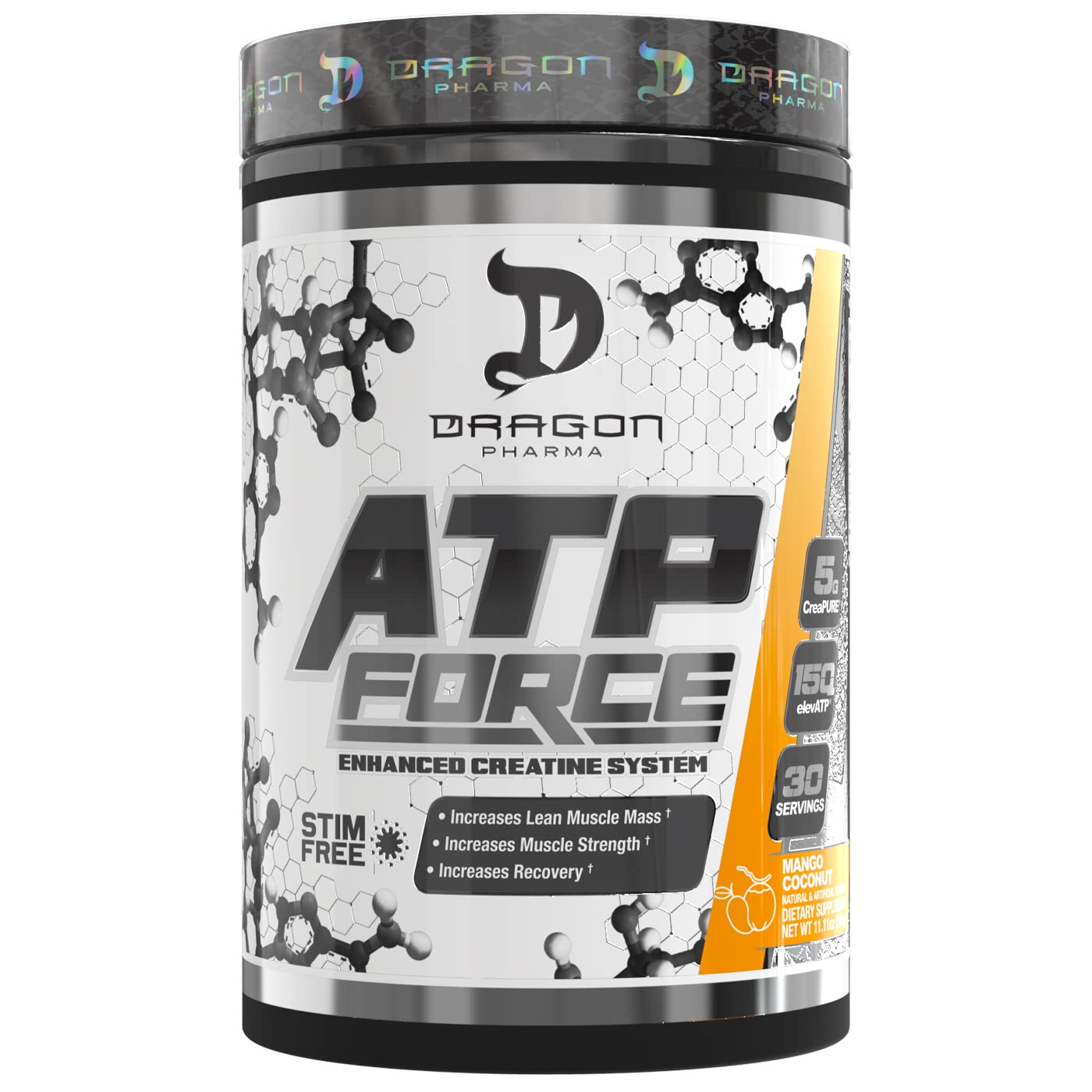 DRAGON PHARMA ATP Force Enhanced Creatine System Powder 12.49 Ounce