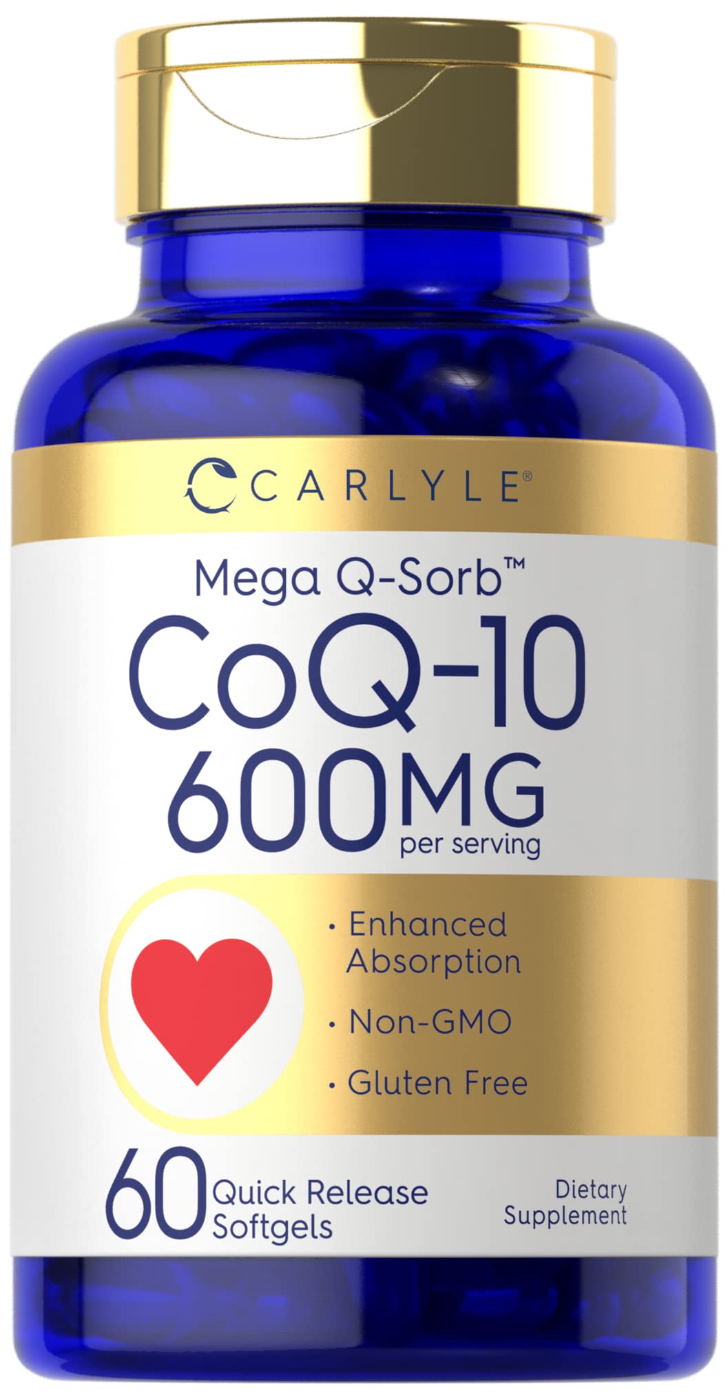 Carlyle CoQ10 600 mg Softgel 60 Count