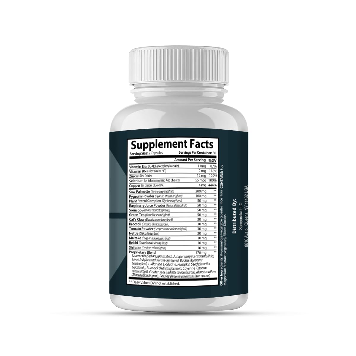 Sampuraka TC24 New Advanced Formula Supplement for Prostate Supports 60 Capsules
