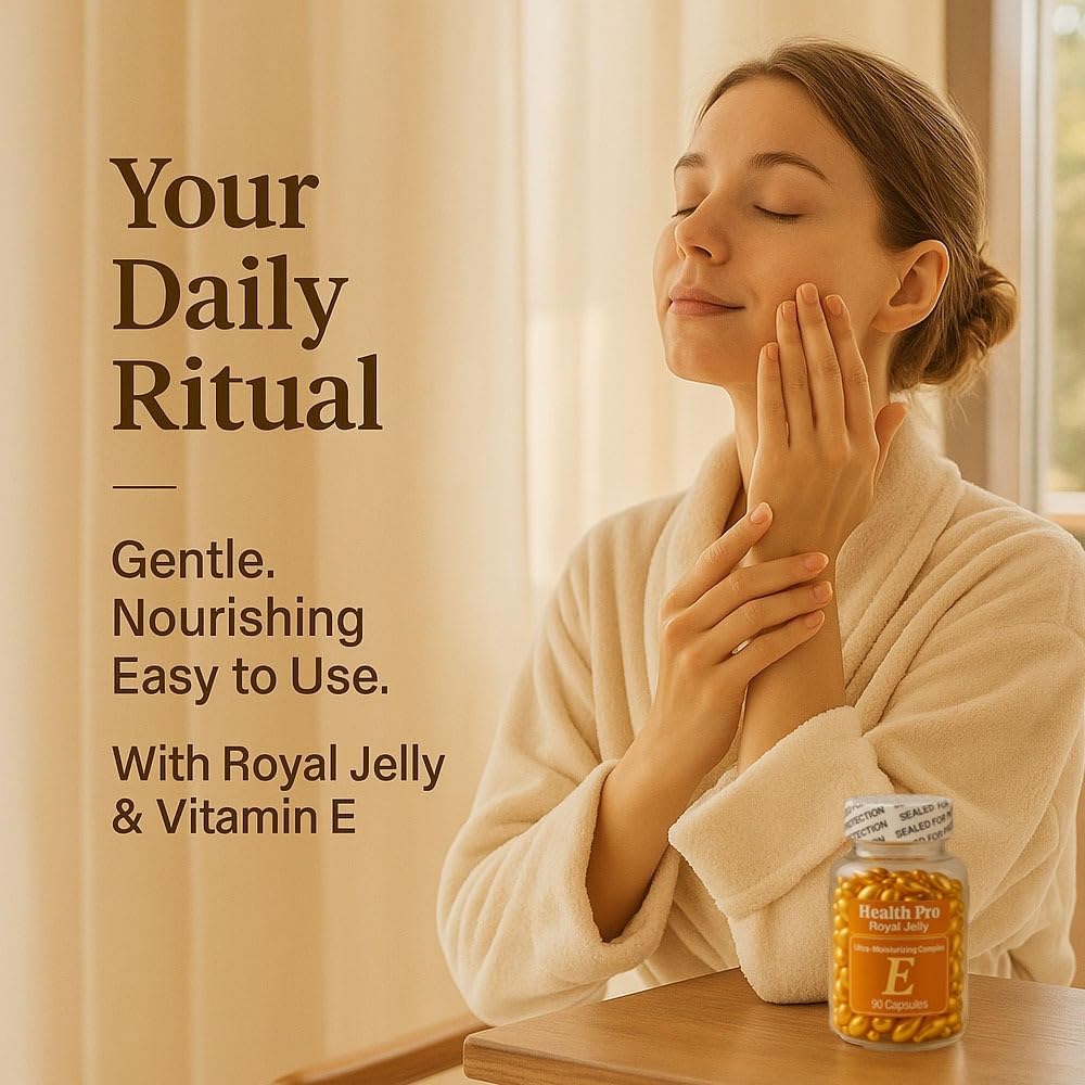 NCB NCB TECHNOLOGY Nu Health Royal Jelly Moisture Complex Vitamin E Oil Capsule 90 Capsules