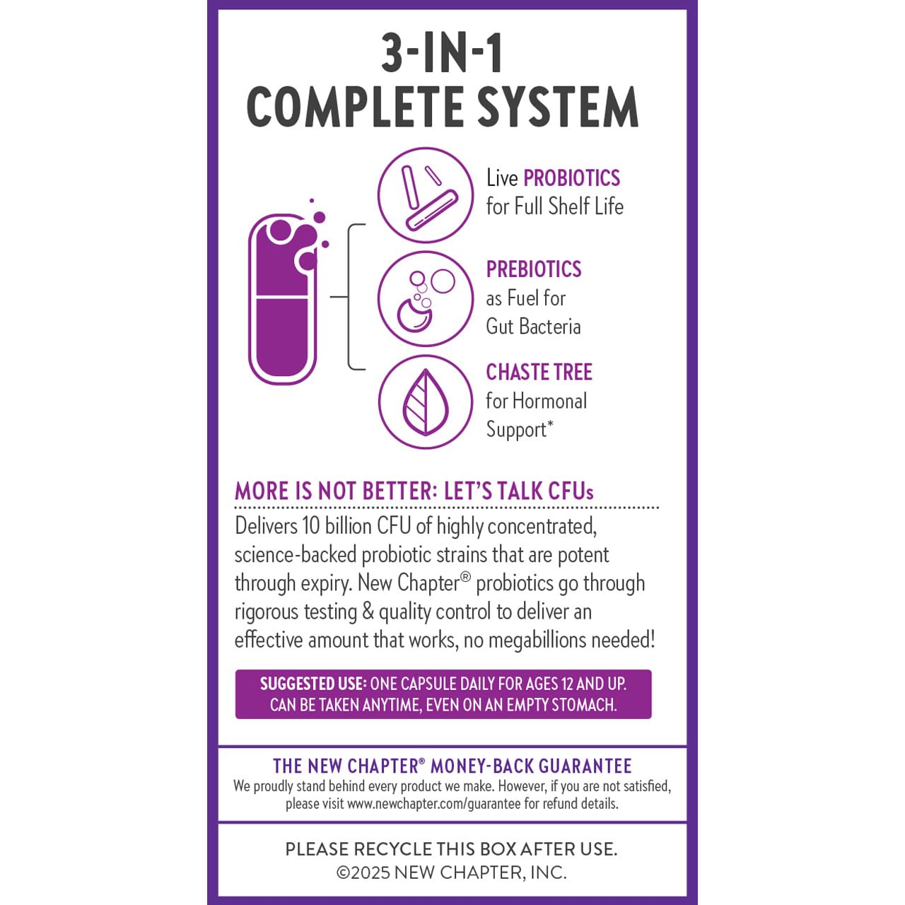 New Chapter Probiotics for Women 60 Capsules
