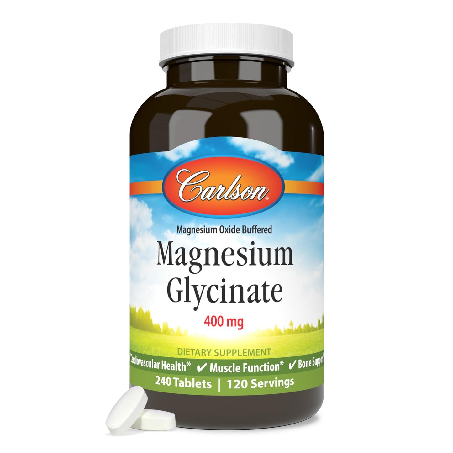 Carlson Chelated Magnesium Glycinate Tablets 240