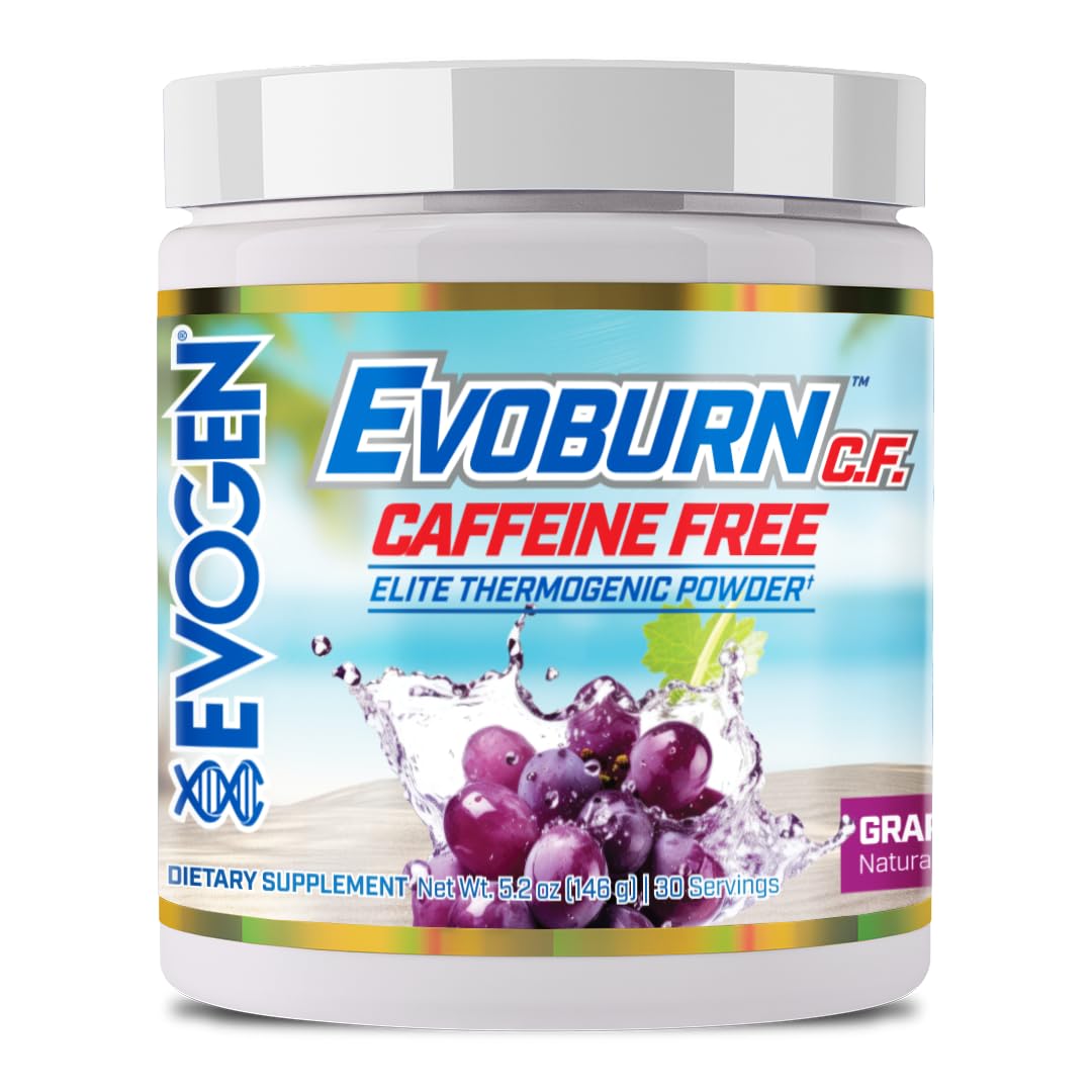Evogen Evoburn Caffeine Free Thermogenic Fat Burner Powder 6.4 oz