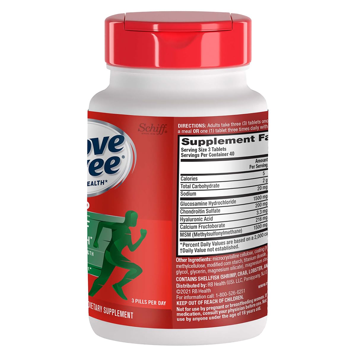 Move Free Advanced Plus MSM Coated Tablets 240 Tablets