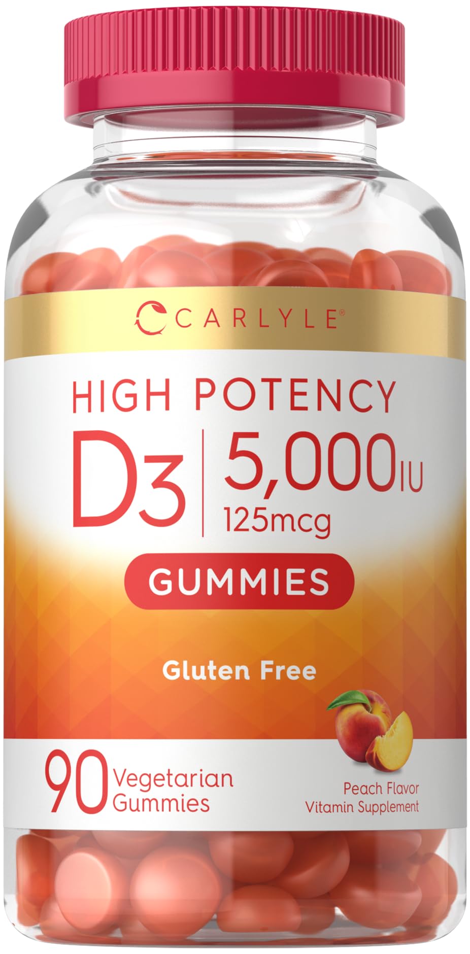 Carlyle Vitamin D3 Gummies 90 Count