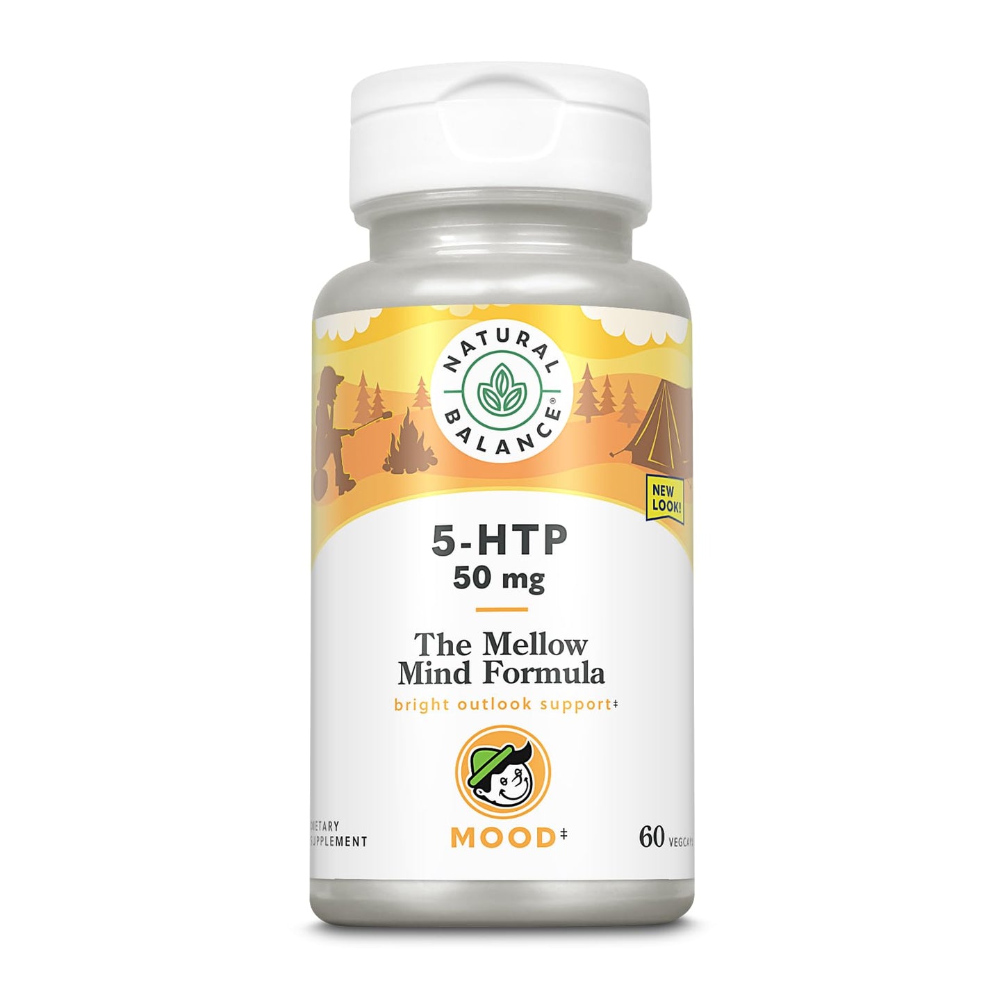 Natural Balance Happy Camper 5-HTP 50 mg Capsules 60 Count